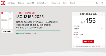历史性突破 | 必一运动Bsports环境主导！首个由中国企业牵头编制的环卫装备ISO国际标准正式发布！